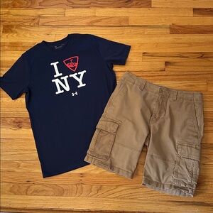 Under Armour Men's Brown Cargo Shorts